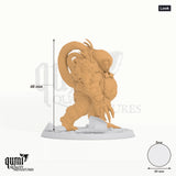 Gutspawn tabletop miniature (Look) - 48 mm tall, 49 mm base, 1+1 part assembly - Rescale Miniatures 3D print by Qumi