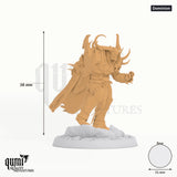 Humanoid Warrior Hell Forged Legion Tabletop-Miniatur (Dominion) - 38 mm hoch - Rescale Miniatures 3D-Druck von Qumi