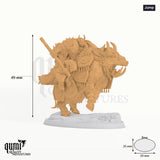 Immortal Vanguard Tabletop-Miniatur (Jump) - 49 mm hoch, 59x35 mm Base - Rescale Miniatures 3D-Druck von Qumi
