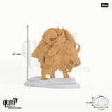 Immortal Vanguard Tabletop-Miniatur (Pose) - 47 mm hoch, 59x35 mm Base - Rescale Miniatures 3D-Druck von Qumi