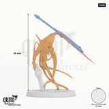 Masked Ghost Tabletop-Miniatur (Look) - 48 mm hoch, 31 mm Base, 3 Körperteile + 1 Base - Rescale Miniatures 3D-Druck von Qumi