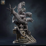False Hydra – Mind-Warping Aberration: false hydra tabletop miniature, designer preview from Rescale Miniatures's 'Oktober 2026' release, 3D-printed in resin by Qumi (view 5)