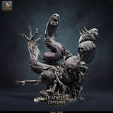 False Hydra – Mind-Warping Aberration: false hydra tabletop miniature, designer preview from Rescale Miniatures's 'Oktober 2026' release, 3D-printed in resin by Qumi (view 7)