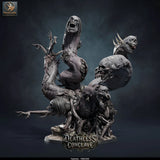 False Hydra – Mind-Warping Aberration: false hydra tabletop miniature, designer preview from Rescale Miniatures's 'Oktober 2026' release, 3D-printed in resin by Qumi (view 8)
