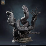 False Hydra – Mind-Warping Aberration: false hydra tabletop miniature, designer preview from Rescale Miniatures's 'Oktober 2026' release, 3D-printed in resin by Qumi (view 10)