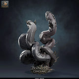False Hydra – Mind-Warping Aberration: false hydra tabletop miniature, designer preview from Rescale Miniatures's 'Oktober 2026' release, 3D-printed in resin by Qumi (view 16)