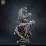 False Hydra – Mind-Warping Aberration: false hydra tabletop miniature, designer preview from Rescale Miniatures's 'Oktober 2026' release, 3D-printed in resin by Qumi (view 17)