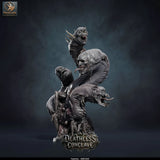 False Hydra – Mind-Warping Aberration: false hydra tabletop miniature, designer preview from Rescale Miniatures's 'Oktober 2026' release, 3D-printed in resin by Qumi (view 19)