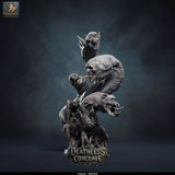 False Hydra – Mind-Warping Aberration: false hydra tabletop miniature, designer preview from Rescale Miniatures's 'Oktober 2026' release, 3D-printed in resin by Qumi (view 20)