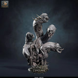 False Hydra – Mind-Warping Aberration: false hydra tabletop miniature, designer preview from Rescale Miniatures's 'Oktober 2026' release, 3D-printed in resin by Qumi (view 24)