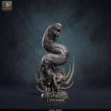 False Hydra – Mind-Warping Aberration: false hydra tabletop miniature, designer preview from Rescale Miniatures's 'Oktober 2026' release, 3D-printed in resin by Qumi (view 25)