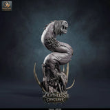 False Hydra – Mind-Warping Aberration: false hydra tabletop miniature, designer preview from Rescale Miniatures's 'Oktober 2026' release, 3D-printed in resin by Qumi (view 30)