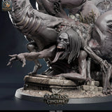 False Hydra – Mind-Warping Aberration: false hydra tabletop miniature, designer preview from Rescale Miniatures's 'Oktober 2026' release, 3D-printed in resin by Qumi (view 35)