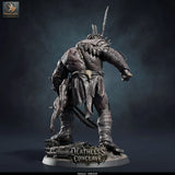 Stitchfiend – Stitched Flesh Golem: flesh golem tabletop miniature, designer preview from Rescale Miniatures's 'Oktober 2026' release, 3D-printed in resin by Qumi (view 5)