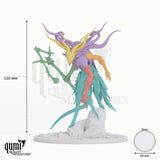 Muckpriest tabletop miniature - 116 mm tall, 98 mm base, 7+1 part assembly - Rescale Miniatures 3D print by Qumi
