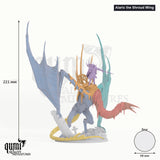 The Nightwing Mourners tabletop miniature (Alaric the Shroud Wing) - 221 mm tall - Rescale Miniatures 3D print by Qumi