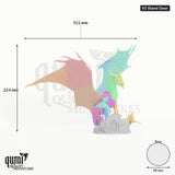 Dragon Bronze Dragon Legendary Tabletop-Miniatur - 224 mm hoch, 311 mm Spannweite - Rescale Miniatures 3D-Druck von Qumi