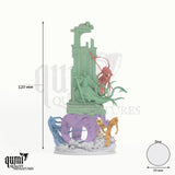 Ombral Male Diorama tabletop miniature - 120 mm tall, 59 mm base, 8+1 part assembly - Rescale Miniatures 3D print by Qumi