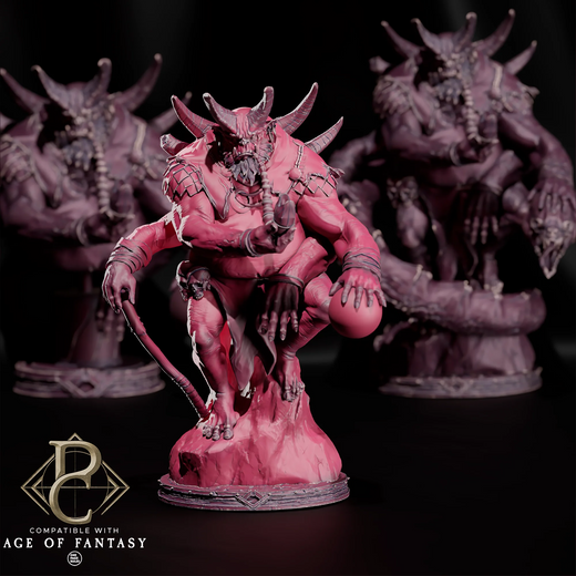Morzagh, the Fangmaster – Orc Snake Shaman: orc snake shaman tabletop miniature, designer preview from Parasite Collectibles's 'October 2026' release, 3D-printed in resin by Qumi