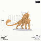 Solaris Panthera Tabletop-Miniatur (V1 Bully) - 67 mm hoch, 88x52 mm Base - Rescale Miniatures 3D-Druck von Qumi