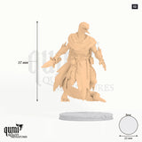 Venomscale Reavers tabletop miniature (02) - 37 mm tall, 25 mm base - Parasite Collectibles 3D print by Qumi