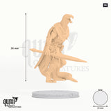 Venomscale Reavers tabletop miniature (06) - 36 mm tall, 25 mm base - Parasite Collectibles 3D print by Qumi