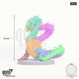Vesskara, the Triple Maw tabletop miniature (32mm Scale) - 60 mm tall, 50 mm base - Parasite Collectibles 3D print by Qumi