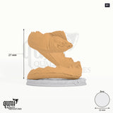 Morzagh's Fangs tabletop miniature (01) - 27 mm tall, 32 mm base, 1+1 part assembly - Parasite Collectibles 3D print by Qumi