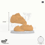Morzagh's Fangs tabletop miniature (02) - 25 mm tall, 32 mm base, 1+1 part assembly - Parasite Collectibles 3D print by Qumi