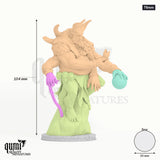 Morzagh, the Fangmaster tabletop miniature (75mm Scale / Standard) - 104 mm tall - Parasite Collectibles 3D print by Qumi