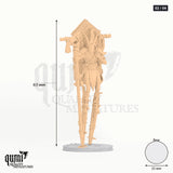 Fleshknell Man-Eaters tabletop miniature (02) - 63 mm tall, 25 mm base - Parasite Collectibles 3D print by Qumi
