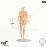 Fleshknell Man-Eaters tabletop miniature (03) - 59 mm tall, 25 mm base - Parasite Collectibles 3D print by Qumi