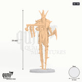 Fleshknell Man-Eaters tabletop miniature (04) - 59 mm tall, 25 mm base - Parasite Collectibles 3D print by Qumi