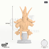 Vorl, the Flesh-Toller Bust tabletop miniature - 104 mm tall, 46 mm base - Parasite Collectibles 3D print by Qumi
