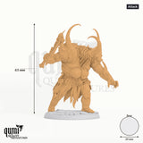Pestilent Brute Tabletop-Miniatur (Attack) - 63 mm hoch, 39 mm Base - Rescale Miniatures 3D-Druck von Qumi