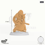 Humanoid Rat Folk Plasma Plague Exotics tabletop miniature (Guard) - 37 mm tall - Rescale Miniatures 3D print by Qumi