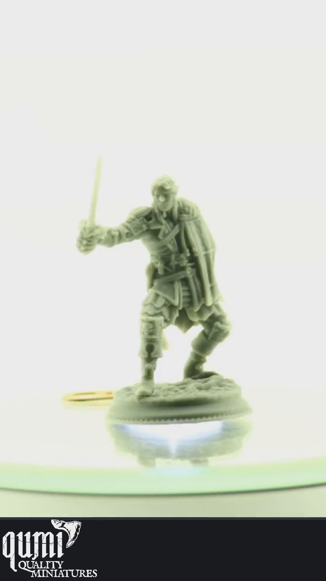 Elf Miniature on turntable with white background