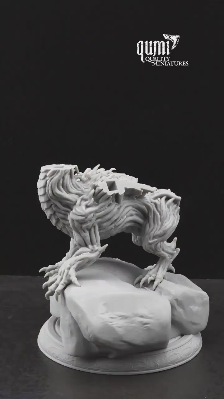 Adult Arboreal Guardian Dragon Tabletop Miniature | Qumi — 0002 Assembly video