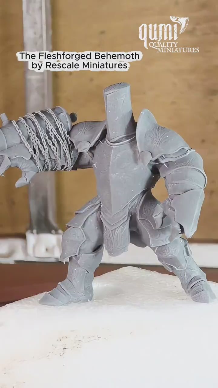 Monster the Fleshforged Behemoth Tabletop Miniatures | Qumi — Behemoth video