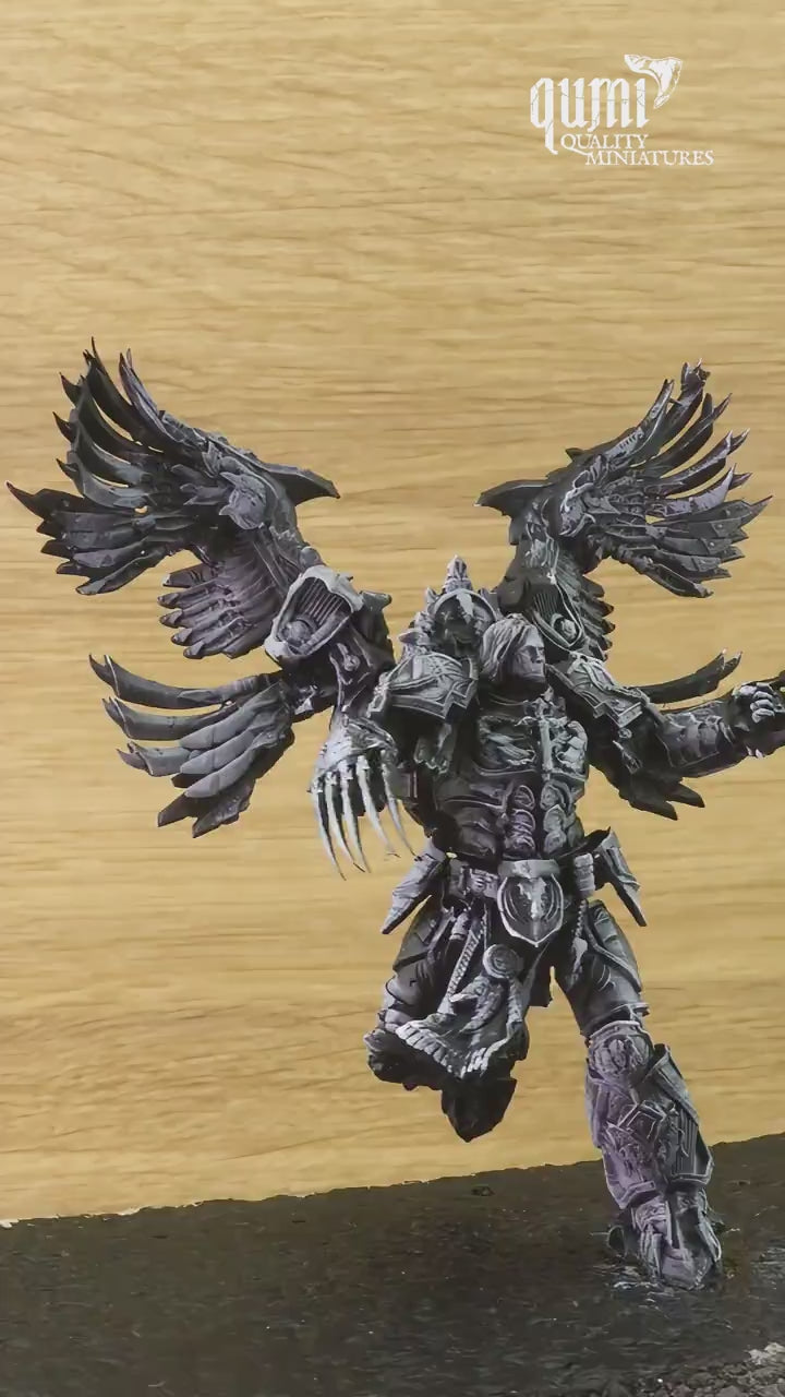 Space Warrior Tabletop Miniature – Bird Ninja | Qumi — Bird Ninja Drybrush video
