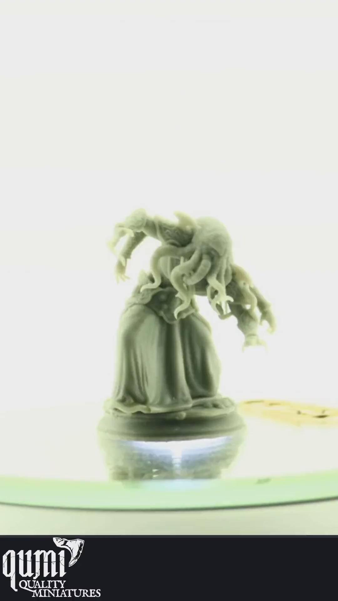 Humanoid on turntable with white background
