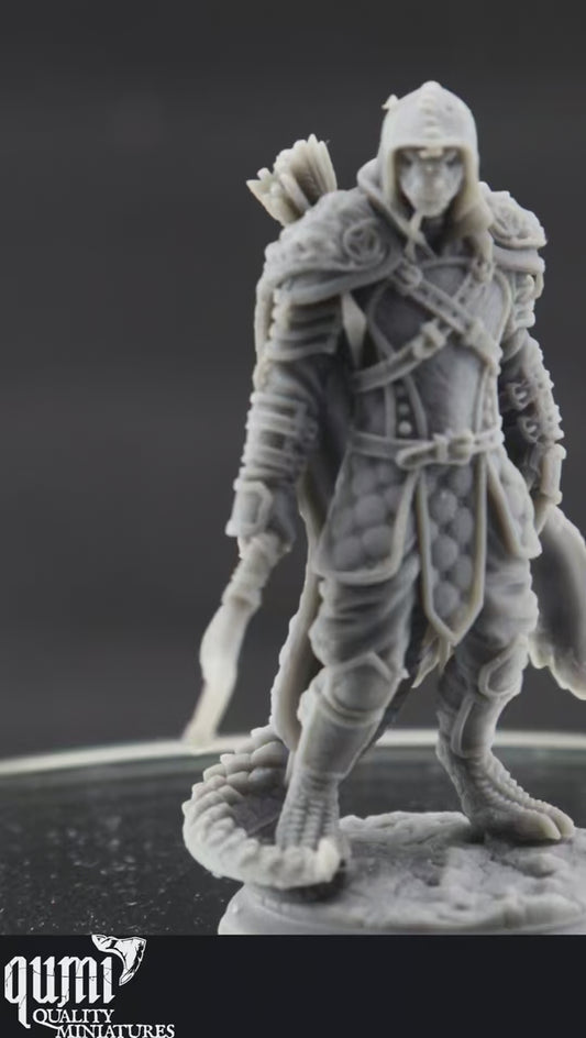 Fantasy Humanoid Ranger Gelzik 32mm 75mm DM Stash