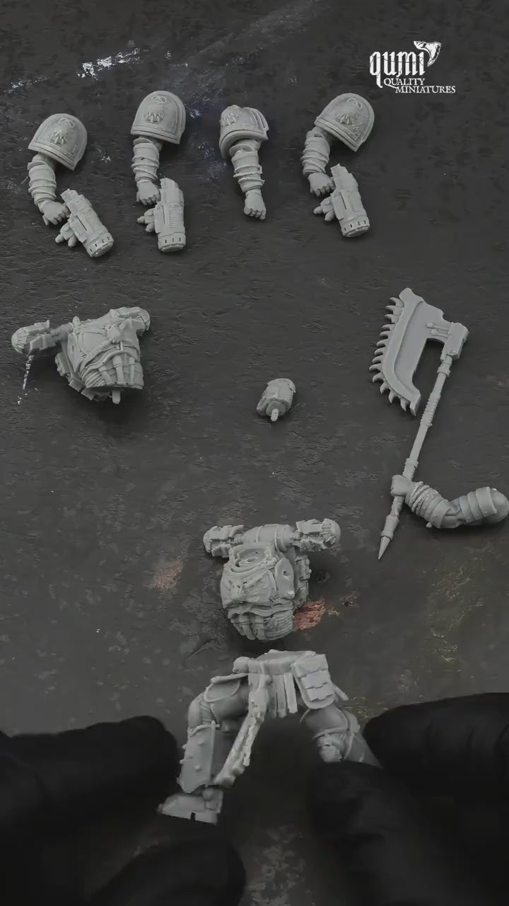 Space Warrior Great Guy Tabletop Miniatures | Qumi — Great Guy Assembly video