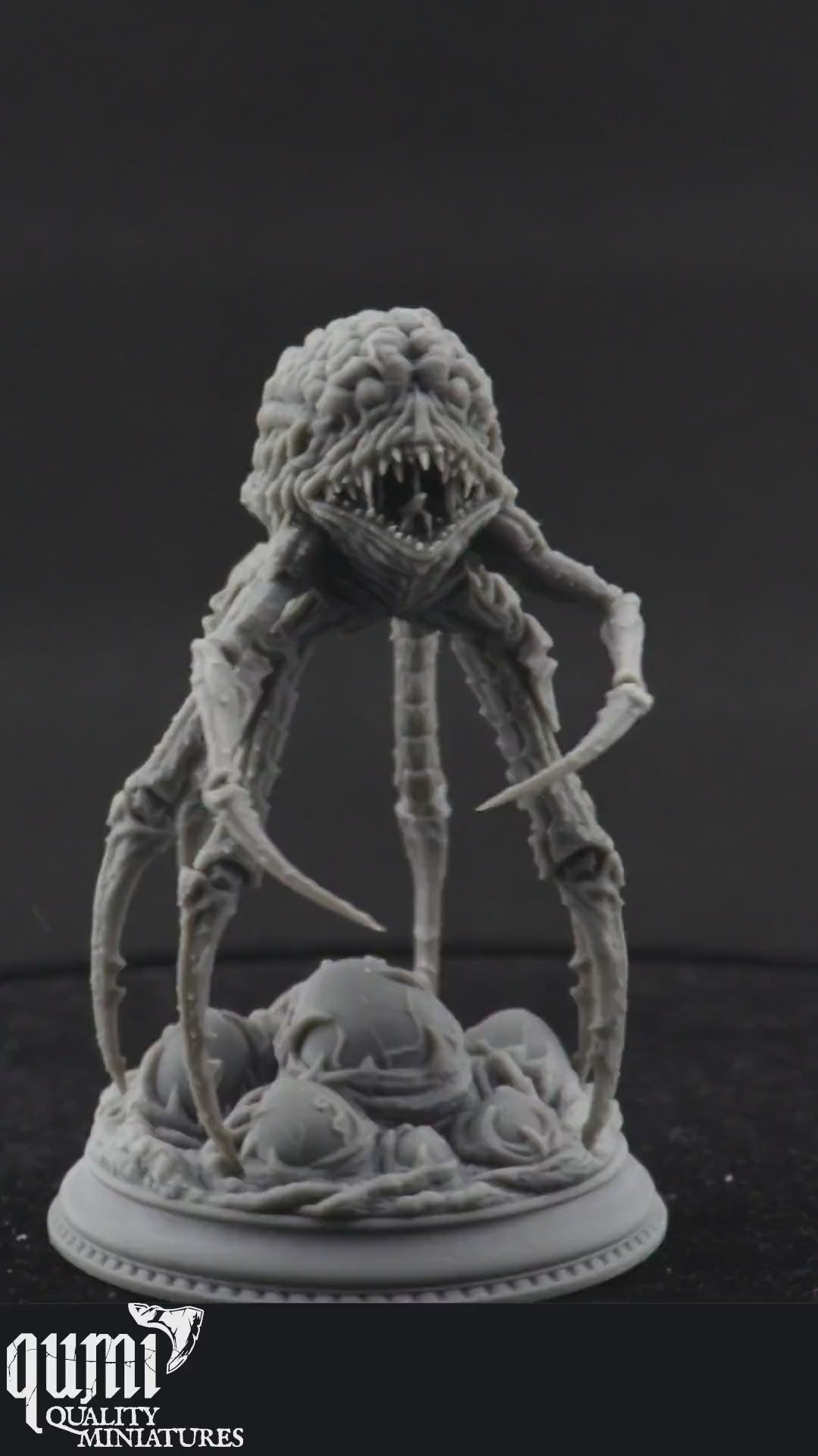 Mindwalker Miniature on turntable with black background