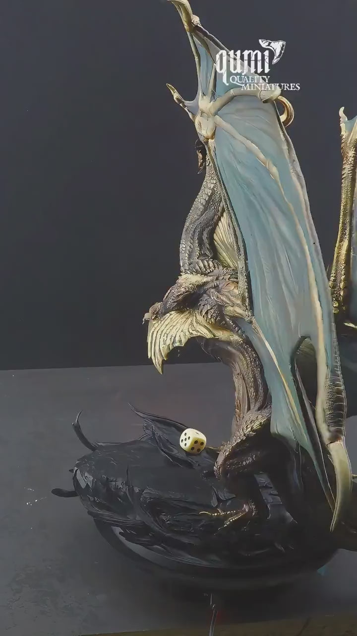 Dragon Bronze Dragon Tabletop Miniature | Qumi — Leg Bronze final video