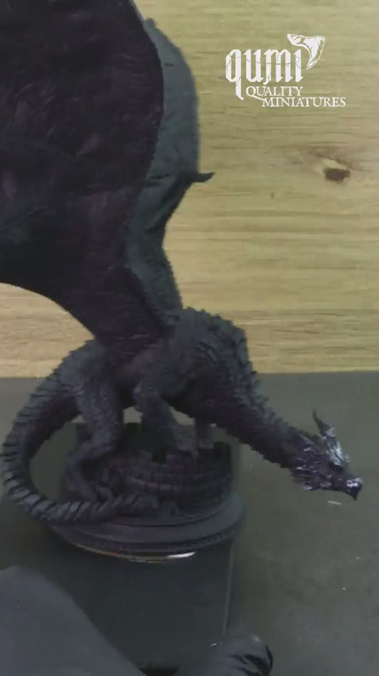 Dragon Miniature Azmordion Adult Silver Dragon Qumi DM Stash