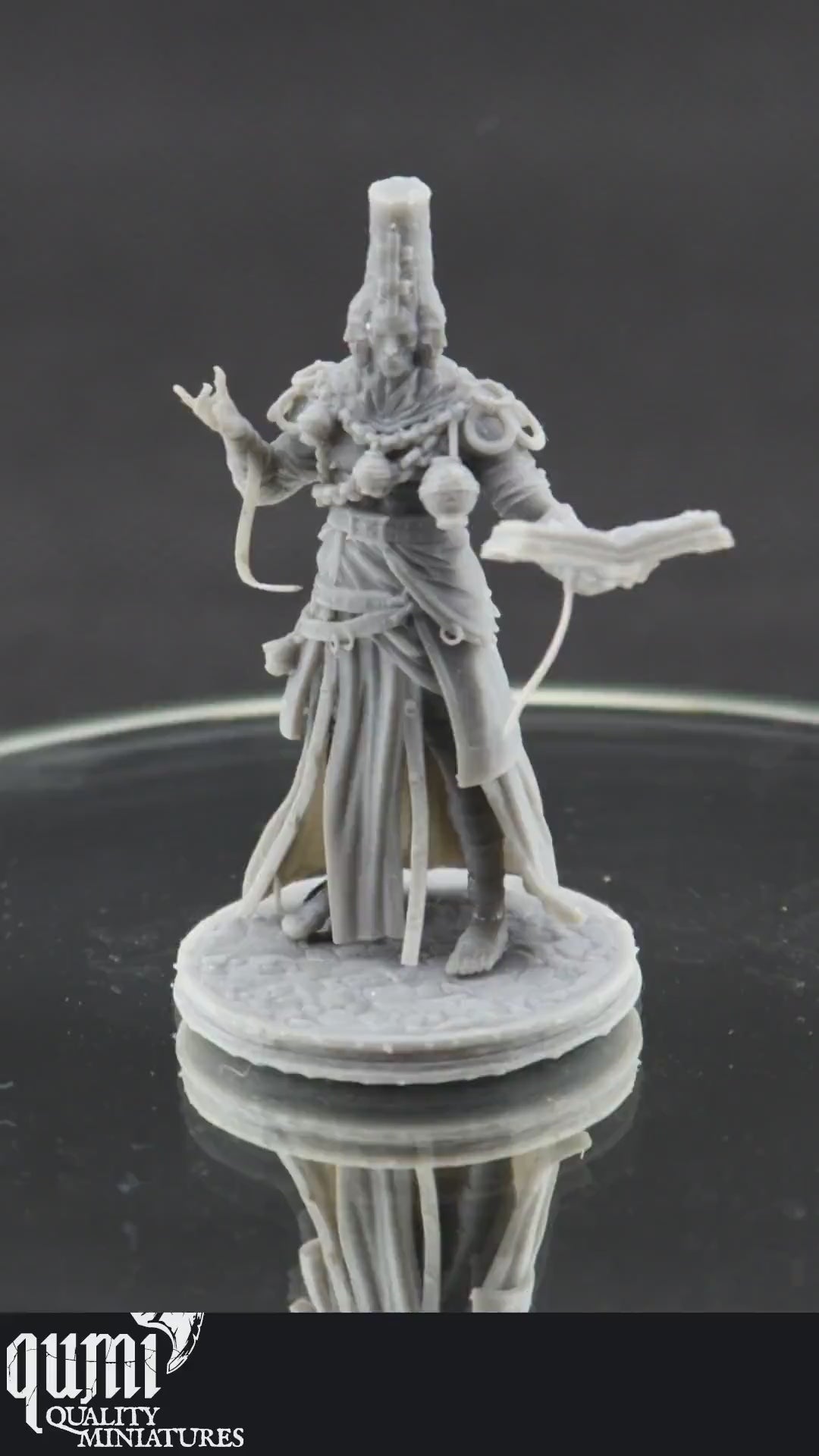 High Prophet Miniature on turntable with black background