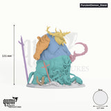 Purulent Demon Tabletop-Miniatur (V1 stand) - 131 mm hoch, 127x65 mm Base - Rescale Miniatures 3D-Druck von Qumi