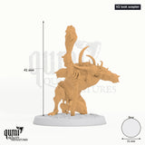 Putrid Servants tabletop miniature (V2 look scepter) - 41 mm tall, 31 mm base - Rescale Miniatures 3D print by Qumi