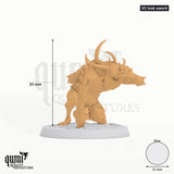 Putrid Servants tabletop miniature (V3 look sword) - 30 mm tall, 31 mm base - Rescale Miniatures 3D print by Qumi